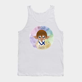 Proud to be Finnish (Sleepy Forest Creatures) Tank Top